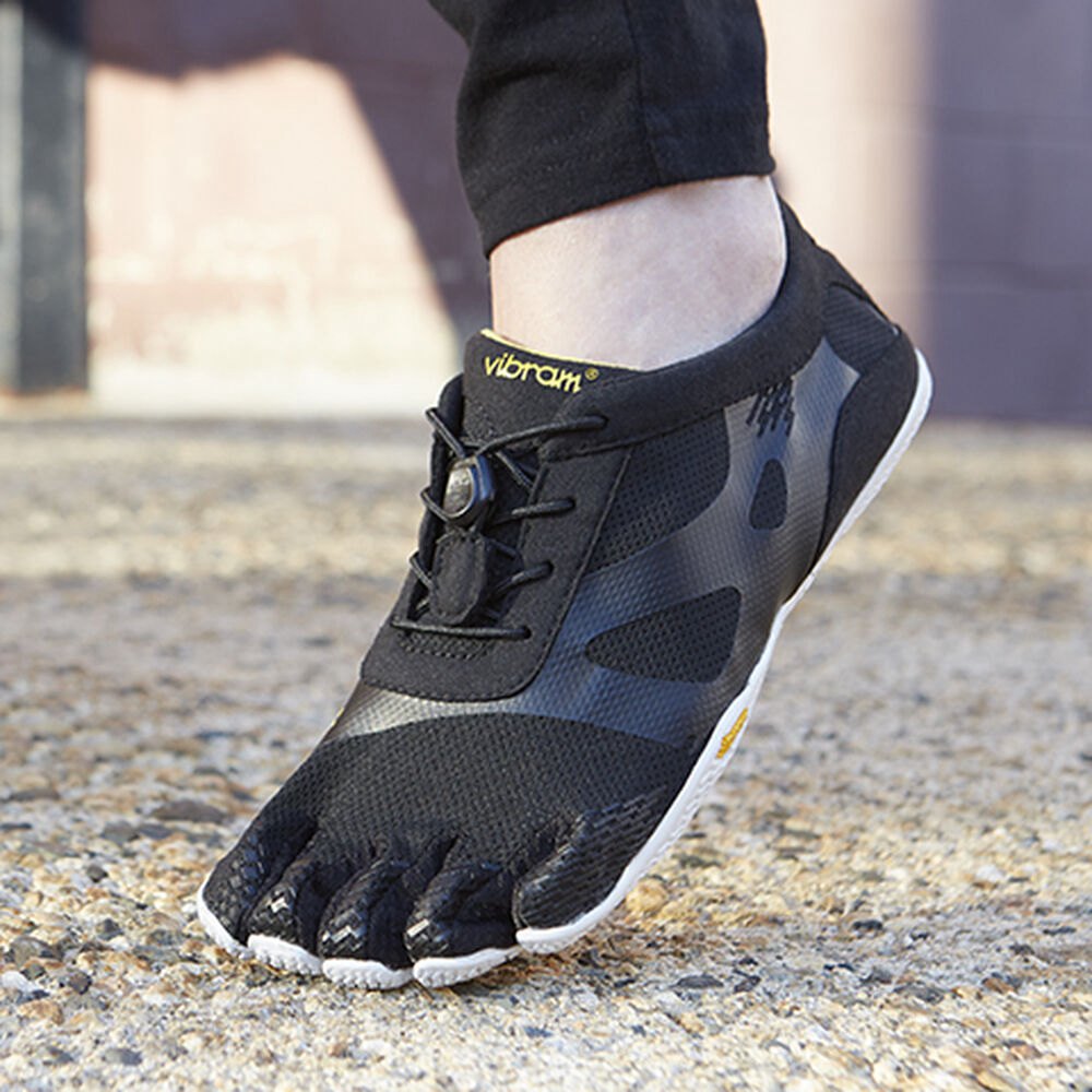 Tenis Deportivos Mujer Negros/Blancos - FiveFingers Kso Evo - ABLYDK-346